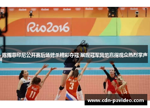 陈雨菲印尼公开赛后场劈杀精彩夺冠 展现冠军风范赢得观众热烈掌声
